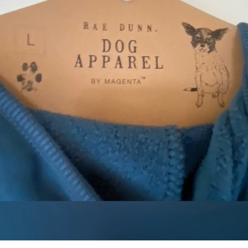 Rae Dunn-“THANKFUL FOR TREATS” Dog hoodie MEDIUM